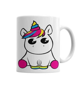 Bebek  Unicorn Kupa Bardak Porselen