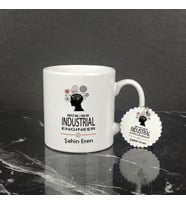 Industrial Engineer Kupa Bardak ve Anahtarlık Set 001