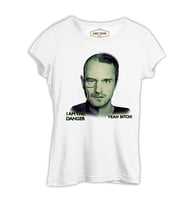 Breaking Bad - I am The Danger Beyaz Kadın Tshirt