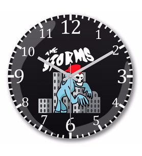 Fortnite The Storms Duvar Saati Bombeli Gercek Cam