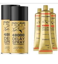 5 KUTU DELAY 48000 GECİKTİRİCİ SPREY ve Krem Seti Yüksek Kalite Delay Sprey ve Krem Premium Ürün