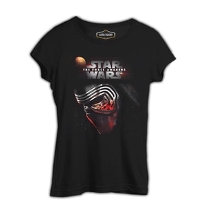 Star Wars - The Force Awakens 8 Siyah Bayan Tshirt