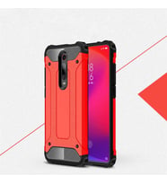 Xiaomi Mi 9T Armor Hybrid Zırh Kalite Kılıf (Kırmızı)