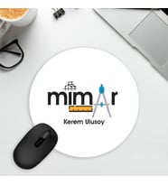 Mimara Hediye İsme Özel Oval Mousepad
