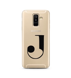 Samsung A6 Plus Harf Tasarımlı Telefon Kılıfı J-Harfi 