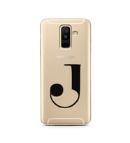 Samsung A6 Plus Harf Tasarımlı Telefon Kılıfı J-Harfi 
