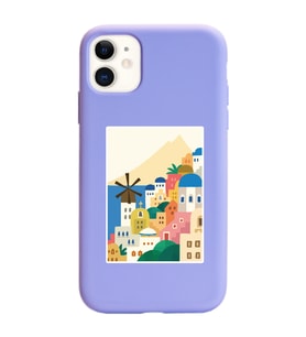 Lila Lansman Telefon Kılıfı Iphone 11