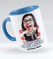 BK Gift Kişiye Özel Dünyanın En İyi Annesi Karikatür Kupa Bardak