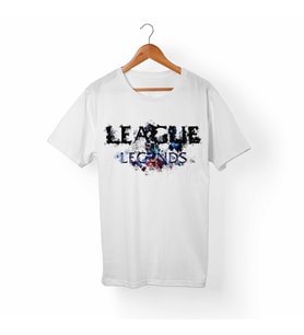 League of Legends-LOL Beyaz Tişört