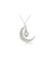 Karanlıkta Parlayan Ay Yıldız Moon Kolye
