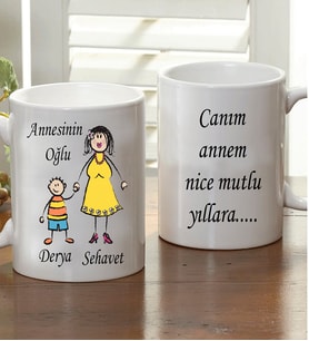 Kişiye Özel Annesinin Oğlu Kupa Bardak