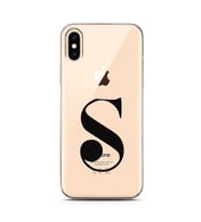 Iphone Xs Max Harf Tasarımlı Telefon Kılıfı S-Harfi 