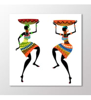 Arty Tablo Afrikalı Kadınlar Tablo (Karışık)
