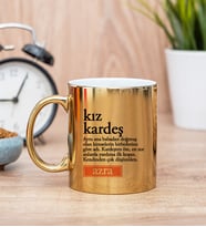 Kız Kardeş Kelime Anlamı Gold Kupa Bardak
