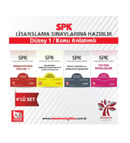 SPK Düzey 1 Konu Anlatımlı 4'lü Set