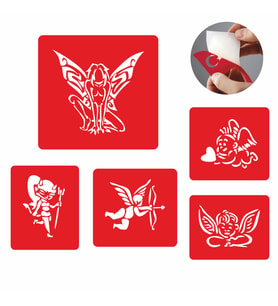 Melek Kanadı Dövmesi  Şablon Seti Tattoo SPREYSİZ