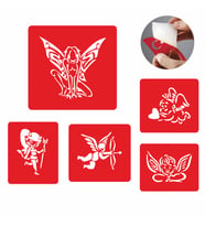 Melek Kanadı Dövmesi  Şablon Seti Tattoo SPREYSİZ