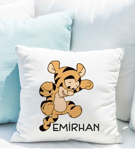 Winnie Pooh Tigger Yastığı Kişiye Özel