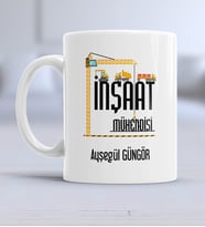 İnşaat Mühendisi Kupa Bardak