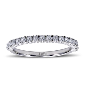 Lova 0,44 Karat Pırlanta Yarımtur Yüzük - 1030143