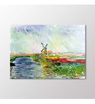 Arty Tablo Lale Tarlası Tablo (Karışık)