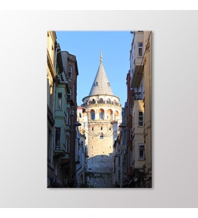 Arty Tablo Galata Kulesi Tablo (Karışık)