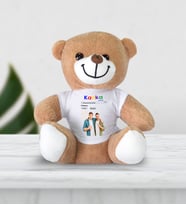 Kişiye Özel Hediyelik Peluş Ayıcık - Sevimli Oyuncak Ayı 25 cm