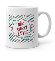BK Gift Kişiye Özel 2020da Bir Şarkı Söyle Beyaz Kupa Bardak  1