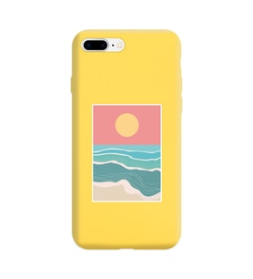 Sarı Lansman Kılıf iPhone 8 Plus