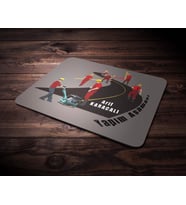 Kişiye Özel Yapım Aşaması Tasarımlı Mouse Pad (Renksiz)