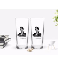 BK Gift Kişiye Özel Renkli Baskılı Çünkü Sen Çölüme Yağmur Oldun Tasarımlı İkili Rakı Bardağı Seti-5 (Beyaz)