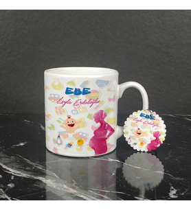 Ebe Kupa Bardak ve Anahtarlık Set 002