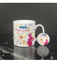 Ebe Kupa Bardak ve Anahtarlık Set 002