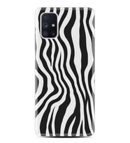 Kılıfland Samsung Galaxy M31S Kılıf Silikon Resimli Kapak Zebra Pattern Stok 1087