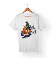 Vespa Beyaz Tişört
