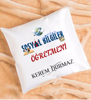 Sosyal Bilgiler Öğretmeni Yastık