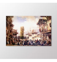 Arty Tablo Bahçeköy Meydanı 1854 Tablo (Karışık)