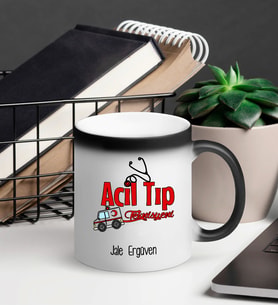 Acil Tıp Teknisyeni Sihirli Kupa Bardak