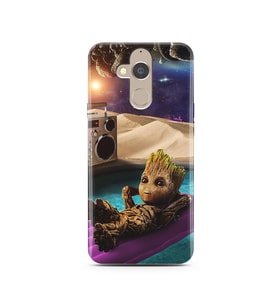 Baby Groot Tasarım Süper Şeffaf Silikon Telefon Kılıfı General Mobile GM8