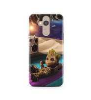 Baby Groot Tasarım Süper Şeffaf Silikon Telefon Kılıfı General Mobile GM8