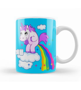 Unicorn   Kupa  Bardak  Porselen