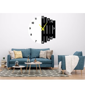  Modern Dekoratif Ahşap Duvar Saati  