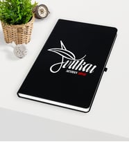 BK Gift Kişiye Özel Avukat Temalı Siyah Defter - 9