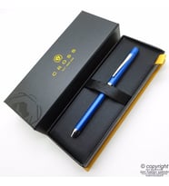 Cross Tech3 Parlak Mavi Krom Multifonksiyon & Stylus Kalem AT0090-8  Cross Kalem  İsme Özel Kalem