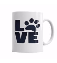 Love Dog Pug Cat Kedi Köpek Kupa Bardak Porselen