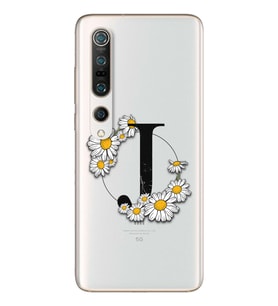 Papatya Harf Tasarım Süper Şeffaf Silikon Telefon Kılıfı Xiomai Mi10-pro J-Harfi