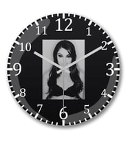 Camiseta Sasha Grey Duvar Saati Bombeli Gercek Cam
