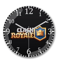 Clash Royale  Duvar Saati Bombeli Gercek Cam