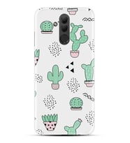 Kılıfland Huawei Mate 20 Lite Kılıf Silikon Resimli Kapak Cactus Pattern Stok 901
