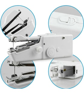 Handy Stitch Mini Dikiş Makinası Pratik Pilli El Makinesi (Beyaz)